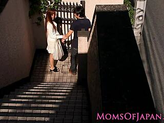 Japanese Woman in Lingerie Scene