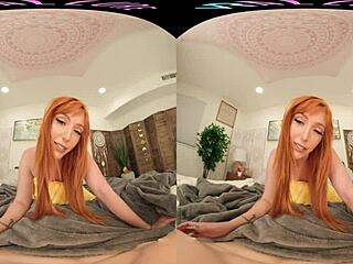 vrallure wakey wakey, redhead explores reality with toys