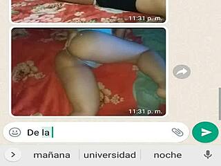 horny teen veneca chats and cums on whatsapp