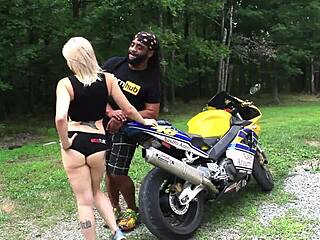 Nadia White Gets DRILLED HARD Outside on a Motorcycle by Don Whoe