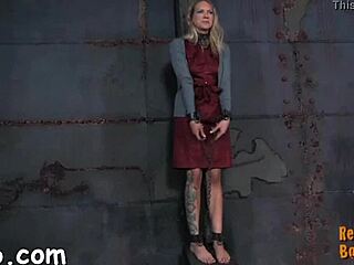 Tough Lass Receives Shocking Nipple Punishment