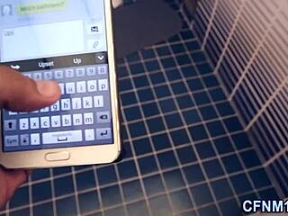 i watch real clothed teen 18+ blowjob and handjob in uniform.