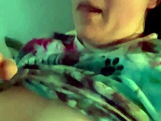 i'm your horny wife, smoking a cigarette while dirty talking about my big tits and kinky kissing