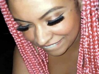 Latina Star Performs in Outdoor Scene