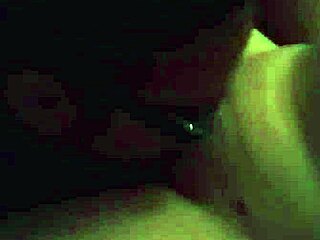 Dark seduction leads to Stormy Reyn's amateur pussy squirting wildly during lesbian lick session.