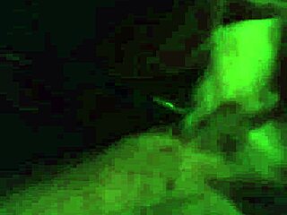 Dark seduction leads to Stormy Reyn's amateur pussy squirting wildly during lesbian lick session.