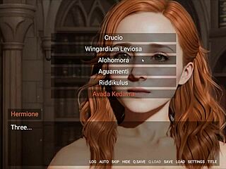 Hogwarts Lewdgacy Parodia hentai z Harrym i Hermioną w BDSM magii