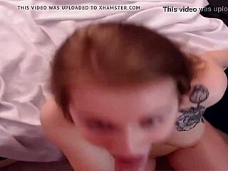 Amateur blowjob and handjob on webcam