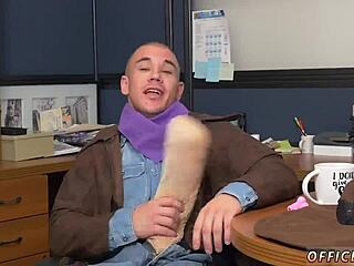 Straight male explores self-pleasure in hot nude panties scene turning gay