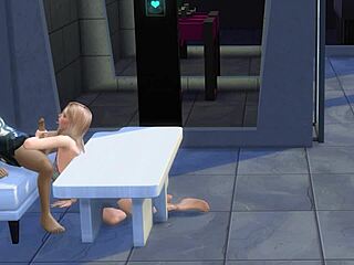 big ass blonde hints at wild threesome fun