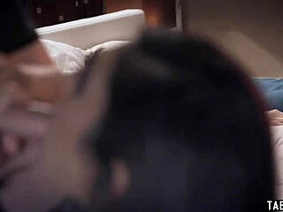 sucks and fucks this weird client next to his wife, man