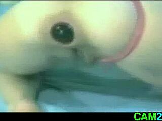 Webcam show with tight anal play and toys.