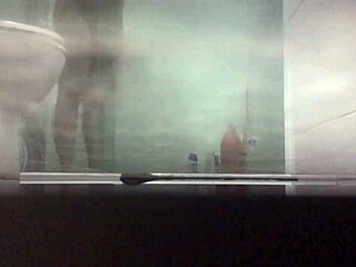 Amateur video of a hot girl taking a shower