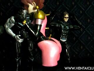 sexy anime figure rain mikamura poses nude in hentai style