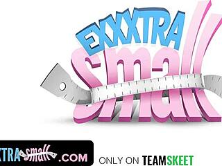 hot petite girl in costume surprises santa and gets spanked 😈