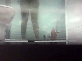 Amateur video of a hot girl taking a shower