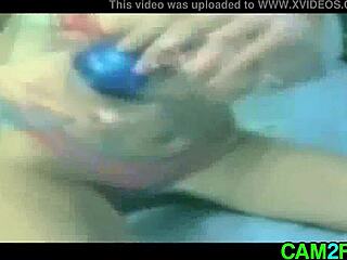 Webcam show with tight anal play and toys.