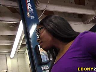 Ebony bellah dahl gangbanged by horny mechanics