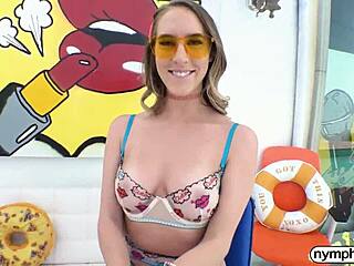 nympho cadence lux rides cowgirl to creampie