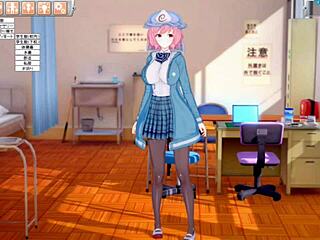 anime hentai game with yuyuko tit rubbing in 3dcg eastern project