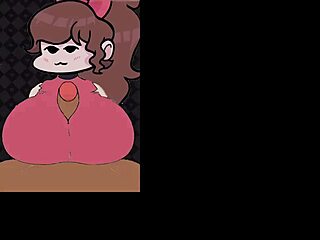 Novia suave juega un juego coqueto