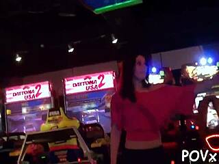 i roughly suck teen cock in pov, feeling her tight tits