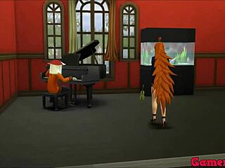 Naruto Hentai: Mizukage's Wild Piano Lesson