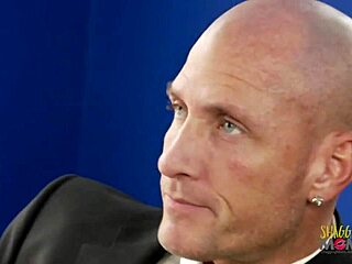 bald dude tears clothes and fucks blonde secretary in office