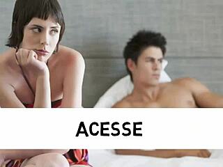 My brazilian wife sucks me before work in hot blowjob