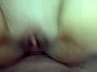 Fucking and cumming in the young girl's big ass