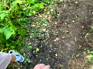 Požrešno pohodništvo se spremeni v javni jebanec debele ritke!