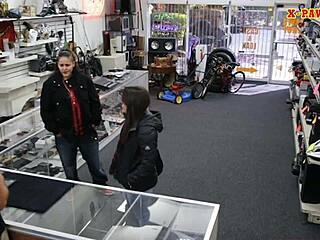 couple bitches try to steal and pounded