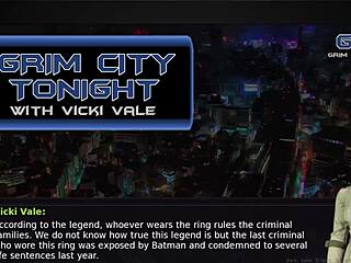 Vikki Vale Gives Blowjob In Batman Grim City Part 1