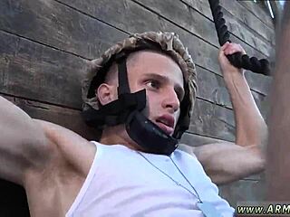 Army boy's huge cock on cam!