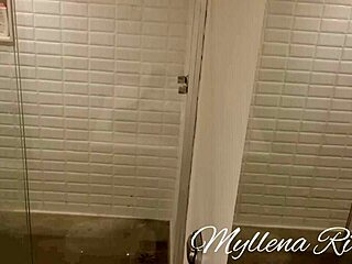 Leo Ogro Catches Brazilian Amateur Playing With Dildo In Bathroom