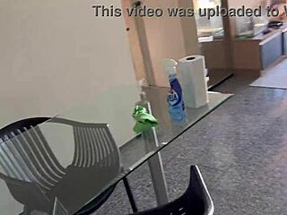 I fucked the maid my wife hired, bending her over in doggystyle.