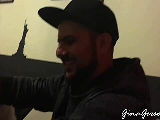 Pumpkin carving with skinny blonde amateurs on halloween webcam