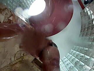 Christy Mack Showers in Steamy Solo Scene