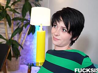 Kitty lynn and austin pierce support each other in petite teen pov blowjob and hardcore ass play.