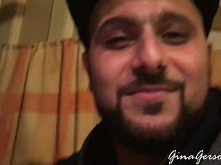 Pumpkin carving with skinny blonde amateurs on halloween webcam