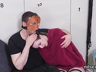 this kinky nympho got wild in asshole asylum treatment