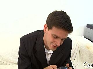 built guy explores intense gay porn adventures