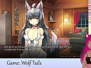 i, lewdneko, am playin' wolf tails with some cute lesbian hentai action.