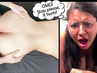 Sorpresa anale dolorosa per studentessa latina diciottenne