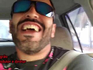 Tem Safyra Safi in Red Shows Full Behind-the-Scenes Action from Tigrao Recordings