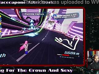 I watch hentai girls racing and fucking in absorption battle