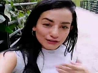 i'm that rica colombiana fingering my boobs and masturbating all over