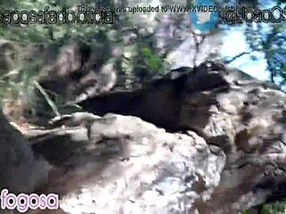 hey, wanna see me fuck that ebony big ass at the waterfall?