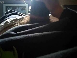 Aj masturbates with toys before cumshot!