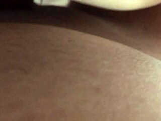 Feeling the intense pleasure as cum fills me inside today, close-up homemade wife fucking